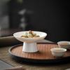 Jijun White Porcelain Dessert Fruit Plate