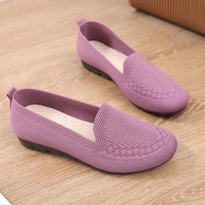 New Mesh Breathable Sneakers Women Breathable Light Slip On Flat Casual Shoes Ladies Loafers Socks Shoes Women Zapatillas Mujer