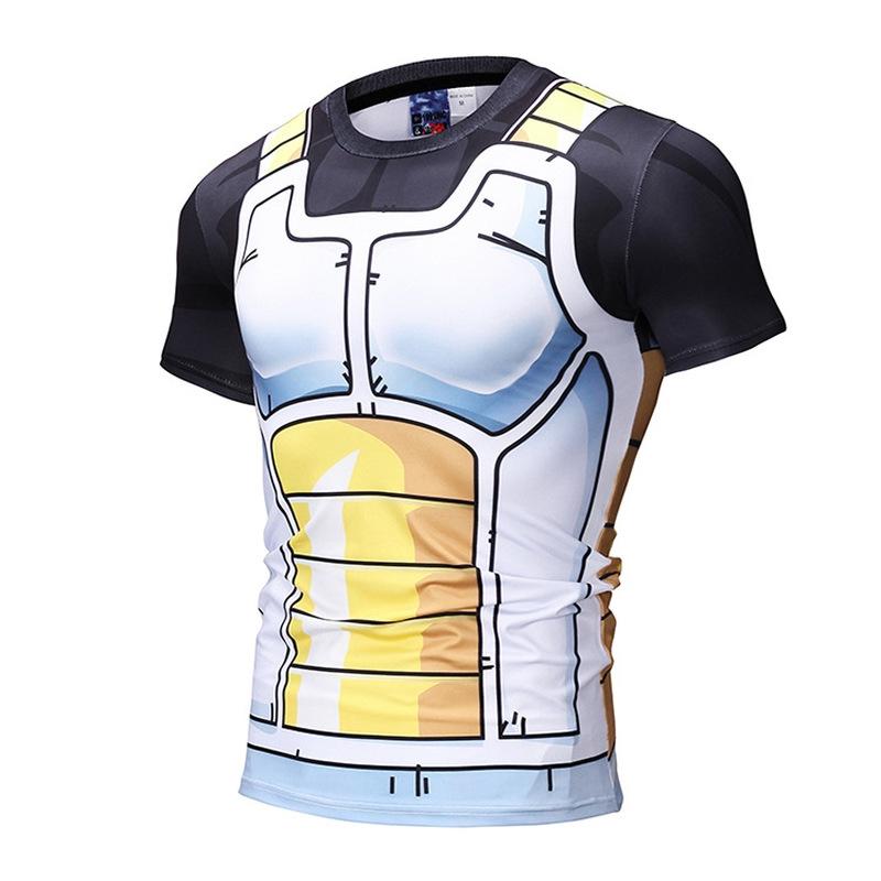 Super Saiyan VEGETA Printed Men s Fashion Short Sleeve T-Shirt Dragon Z T-shirt XXS