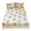 Printed Bedroom Home Hotel Light Beige Soft and Comfortable Bed Sheet