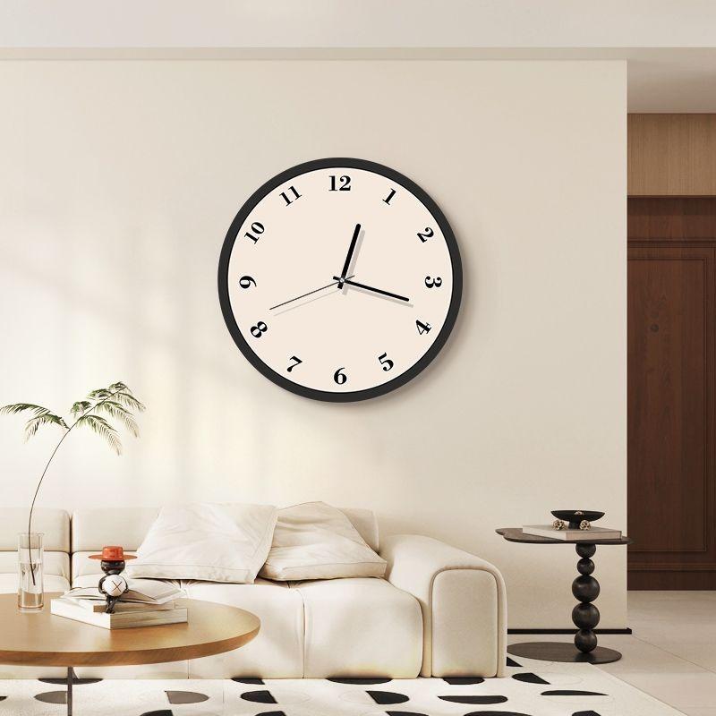 Advanced Sense Wall Clock Simple Living Room Dining Room Punch-free Minimalist Hanging Watch Creative Silent Decoration Clock
