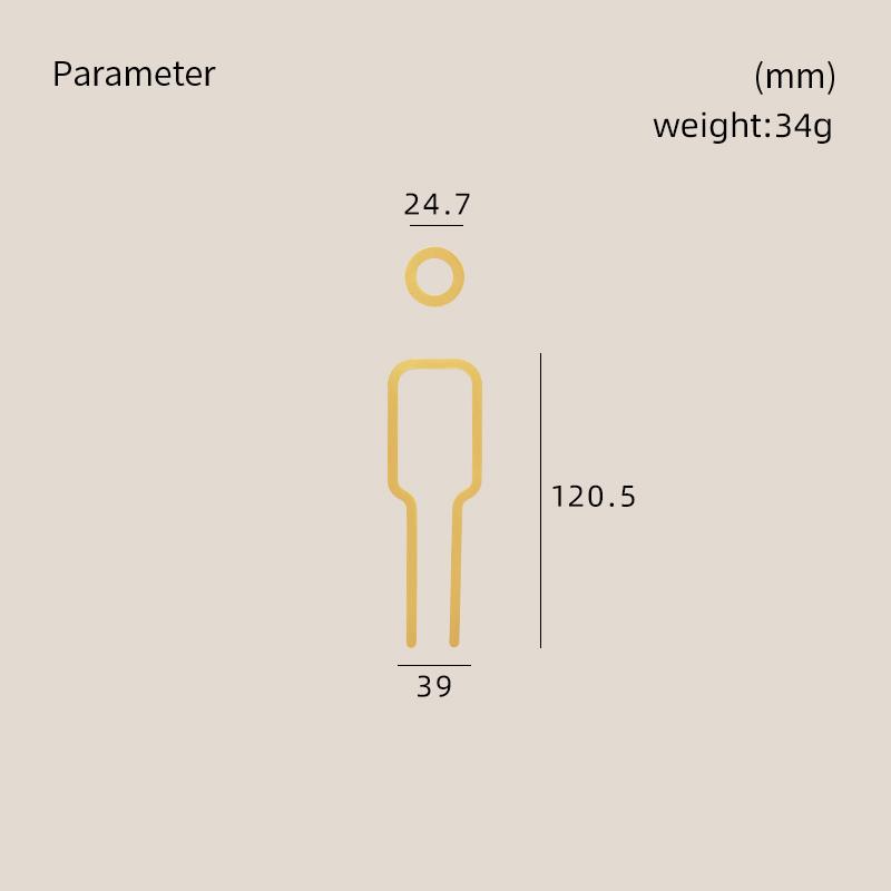 

DOOROOM Brass Male And Female Logos Shopping Mall Fitting Changing Room Gender Prompt Toilet Identification Gender Marker