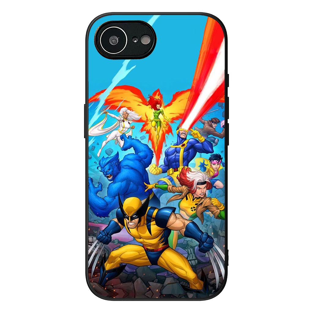 X Men Marvel Wolverine Xmens Casing Phone Cover for Apple iPhone 16 15 14 11 Pro Max 7 8 Plus SE2 SE3 SE 2022 2020 Case