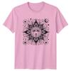 Celestial Sun Face TShirt Boho Magic Mystic Sun Art Shirt