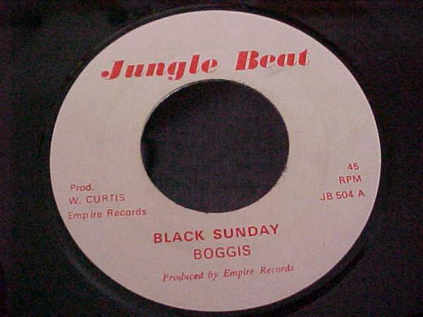 

7inch Record BUGGIS FAYBIAN Black Sunday Tribulation JB504 Jungle Beat 1976 UK Reggae Ska Dub Used