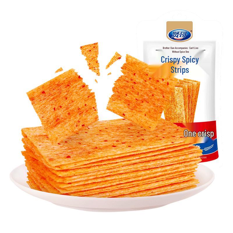Xiange Crispy Spicy Slices Latiao Snack (5x 58g)