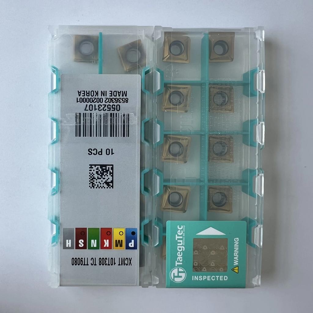 TaeguTec / XCMT10T308TC TT9080 / Carbide Blade 10 Pcs