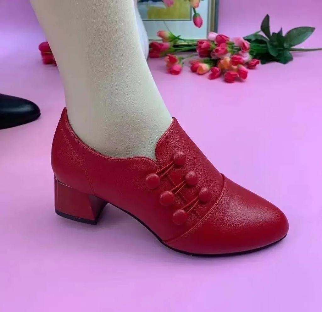 Hot Sale Classic Women's Shoes Pointed Toe Pumps Patent Leather Dress High Heels Boat Party Wedding Zapatos Mujer Red Wedding