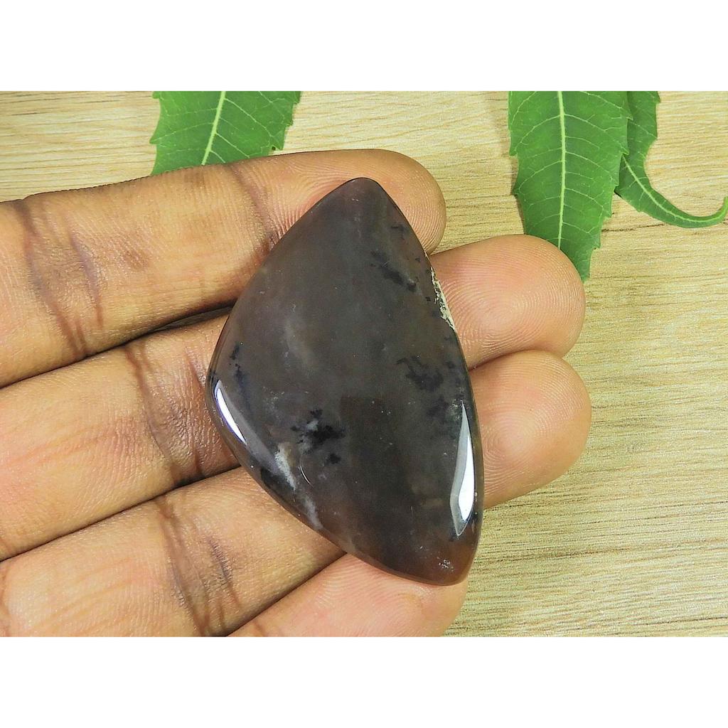 30X49X05MM Natural Honey Dendrite Fancy Shape Cabochon Loose Gemstone 59Cts. SK-3464