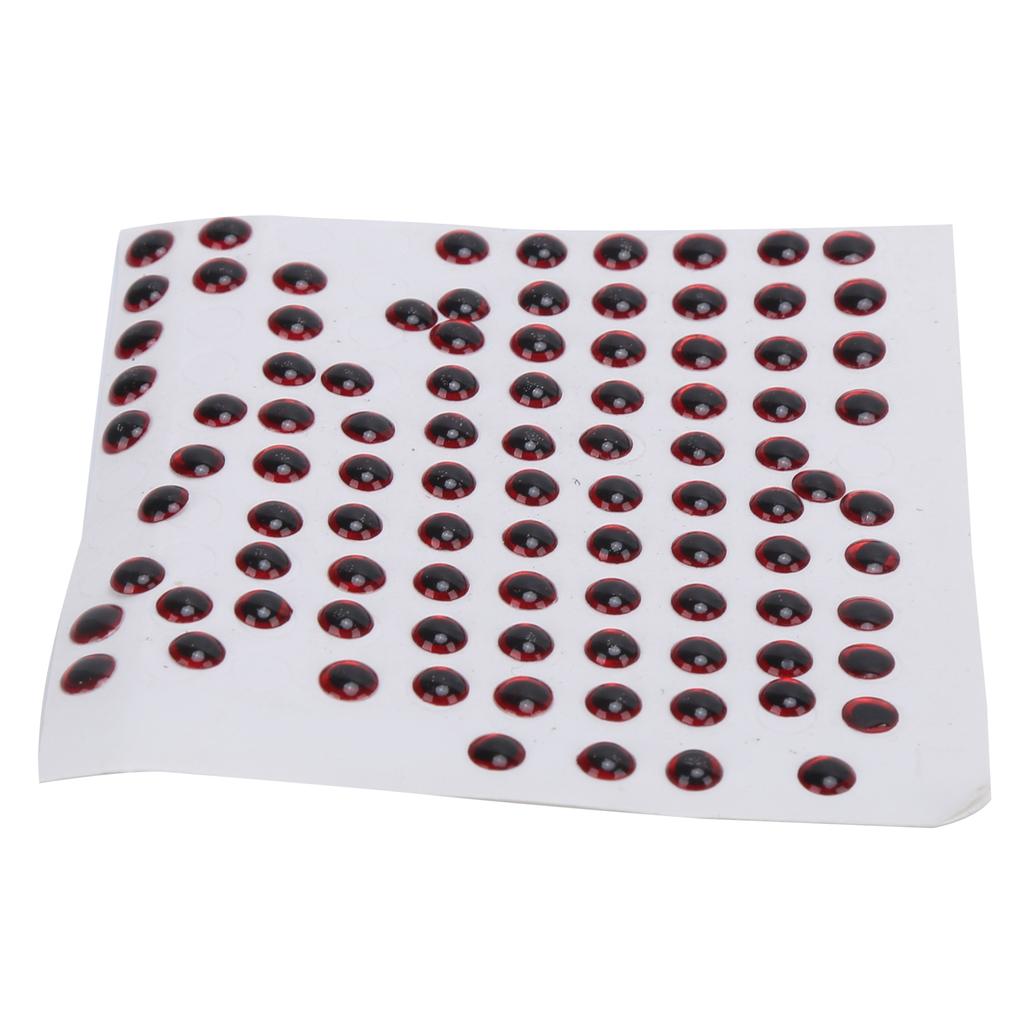 100 Pcs Fishing Lure Eyes 3D Simulation Fisheye Sticker for Fly Tying Lures Crafts DIY Materials