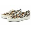 Vans Authentic Comfycush Canvas Leopard Print Low Top Skate Shoes Unisex Sneaker Black Yellow VN0A3WM747B