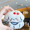 Breloc cățeluș de pluș de desene animate, Păpușă drăguță, Pandantiv de geantă inimă pentru fată, Pandantive de pluș