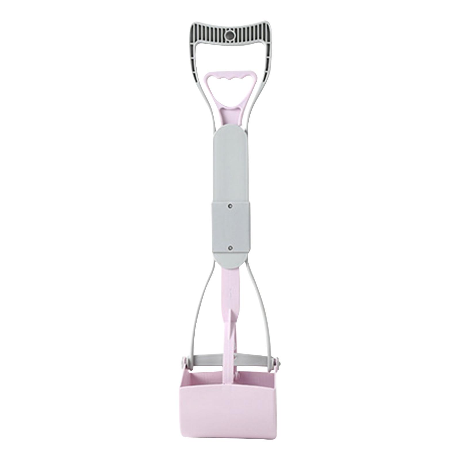 

Совок для какашек, совок для собачьих какашек с длинной ручкой, подходит для больших, средних и маленьких собак, пружинный и легкий, инструмент для сбора собачьих отходов на газоне/траве One Size светло-розовый