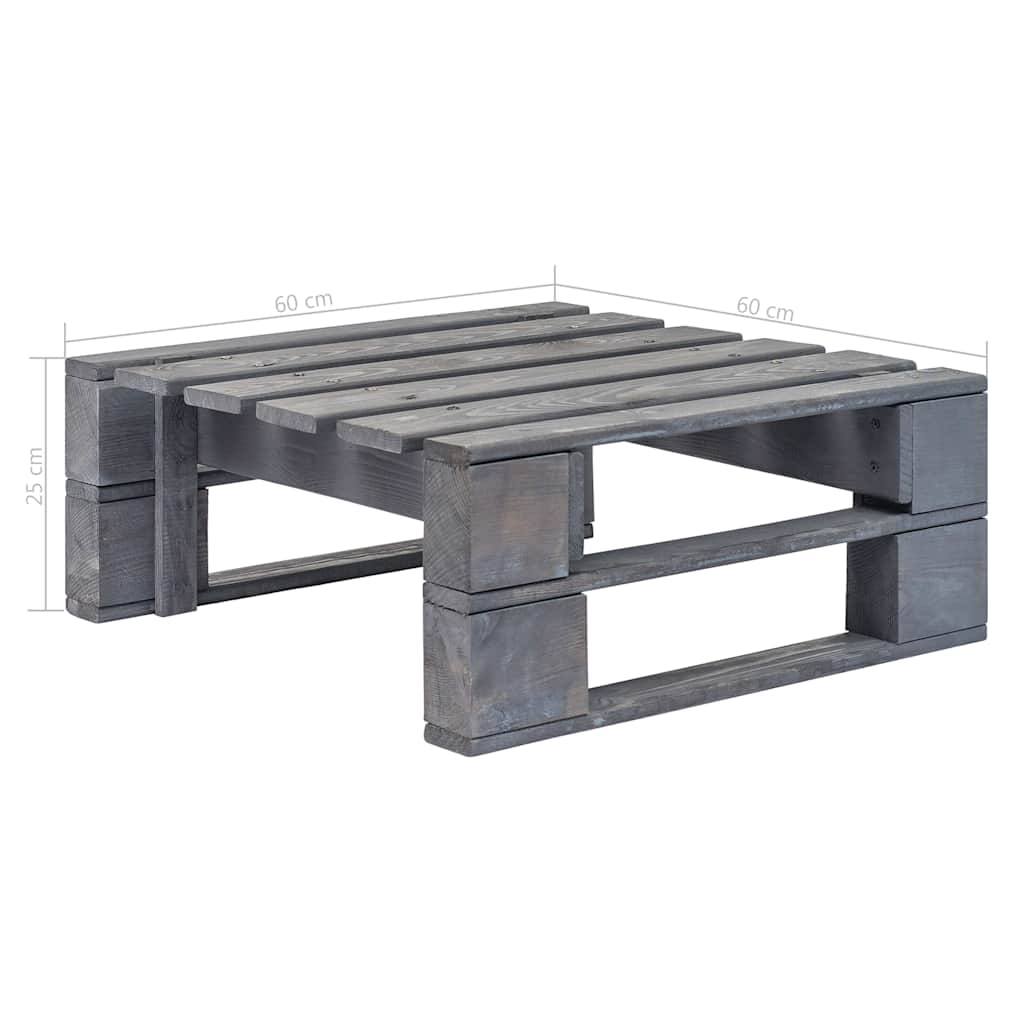 Outdoor Ottoman Pallets Impregnated Pine Wood