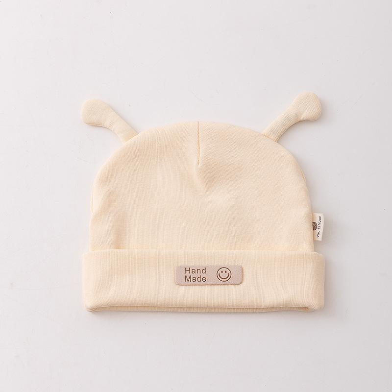 Tentacle Labeled Fetal Hat Baby Hat Spring and Autumn Excellent Birth Baby Baby Travel Windproof Pullover Hat