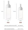 250ml/500ml Gewürz-Quetschflaschen mit Deckel verschlossen Olivenölflasche Kunststoff Transparentes Ölsprühflasche Küche