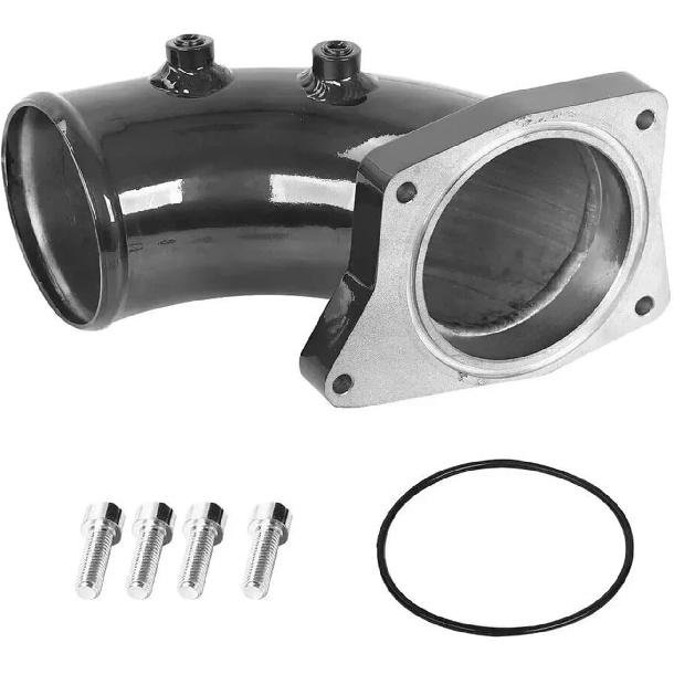 Turbo Air Intake Elbow Pipe Compatible With Excursion E350 E450 F250 F350 Club Compatible With Wagon Super Duty 6.0L Powerstroke Diesel Engine