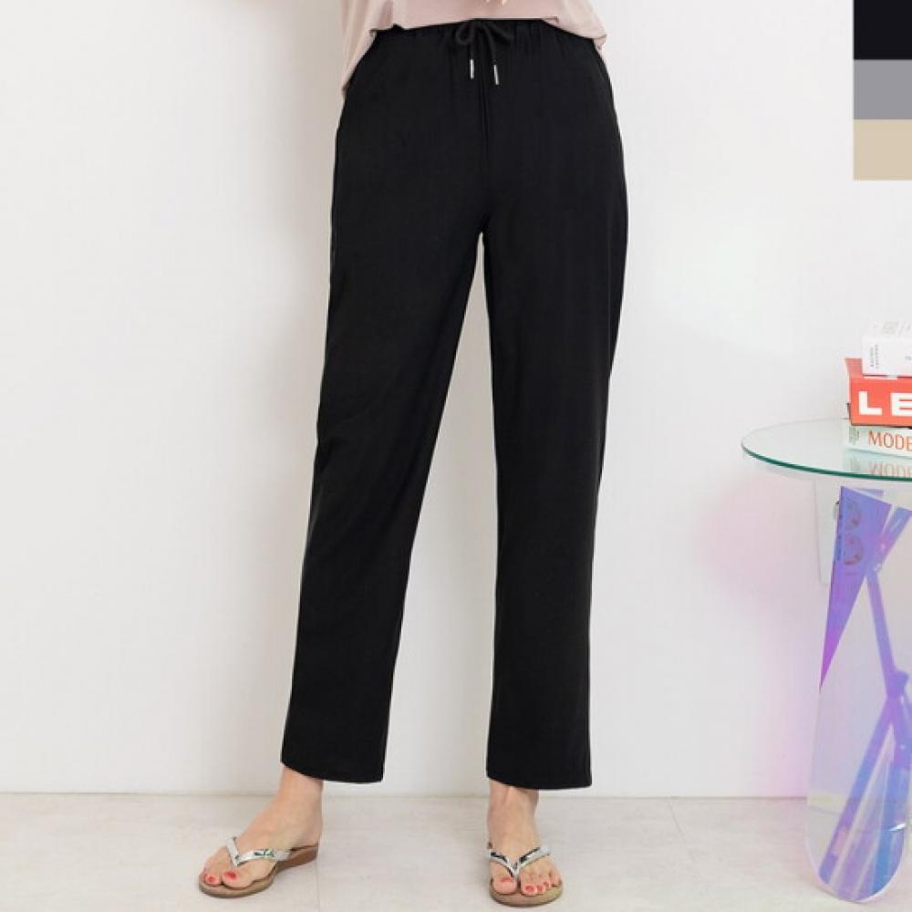 Shop Women S elaStic waiSt Semi Straight Leg pantS Wdm Wpt Gttv10