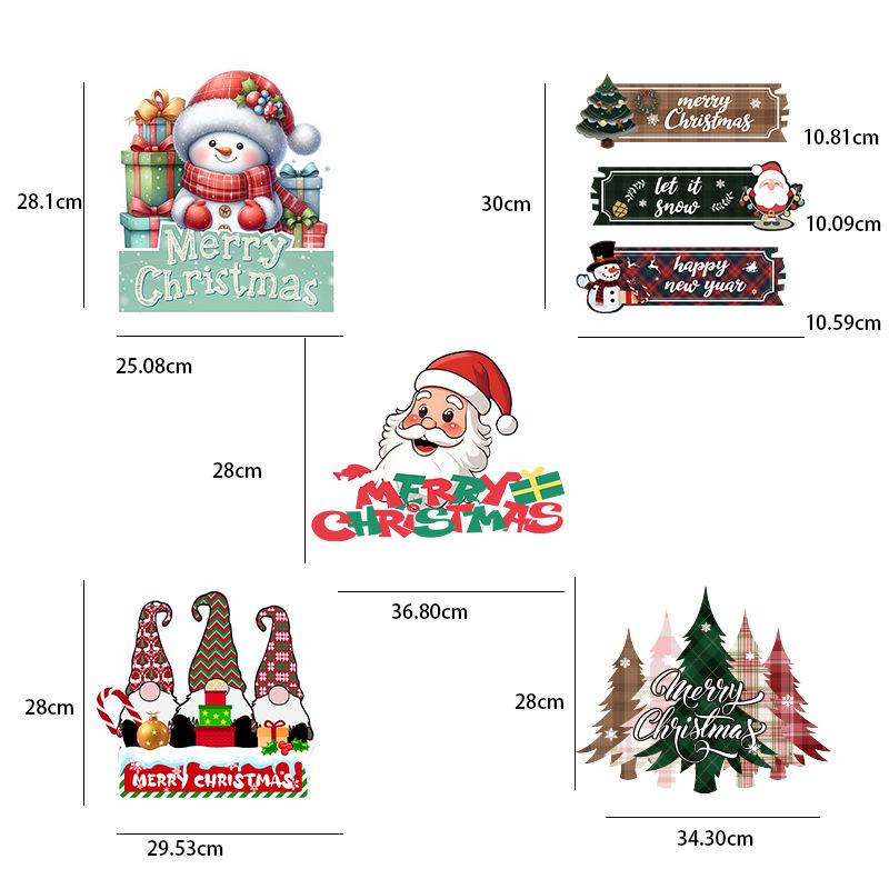 Neue Outdoor Weihnachtsfeier Türhänge Dekoration
