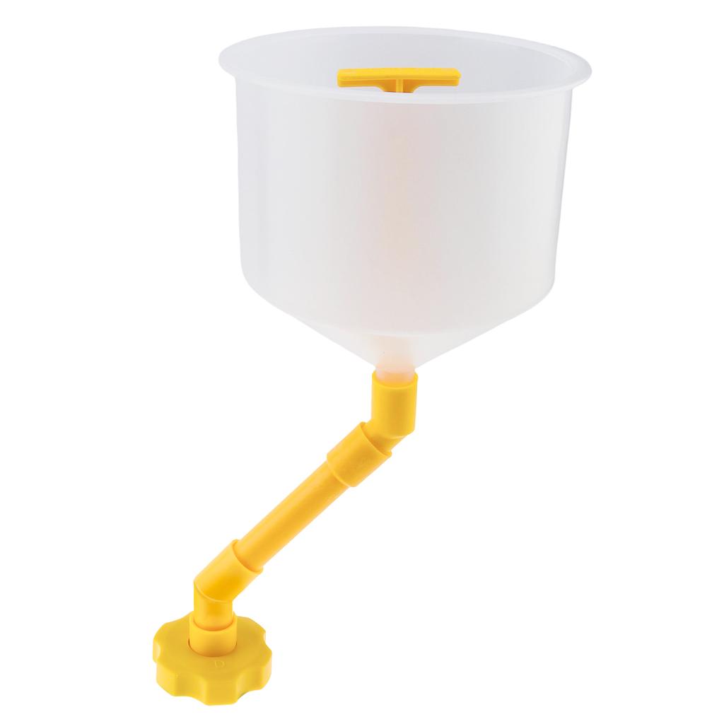 16pcs Coolant Funnel Kit Large Injection Port Anti Overflow Includes Cloth ABS Rubber Universal Fit