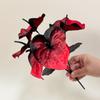 Halloween Simulated Bouquet Anthurium Calla Lily Outdoor Party Props Decoration Home Black Silk Flower Fake Flower