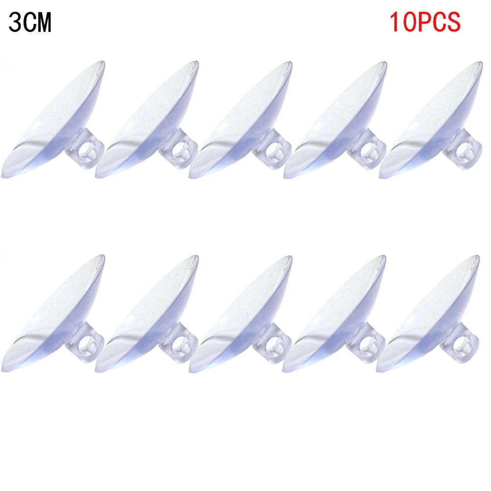 1/10Pcs Clear Sucker Powerful Vacuum Mushroom Head Suction Cups Wall Hook Kitchen Bathroom Wedding Glass Decor Hooks 3/4/5cm