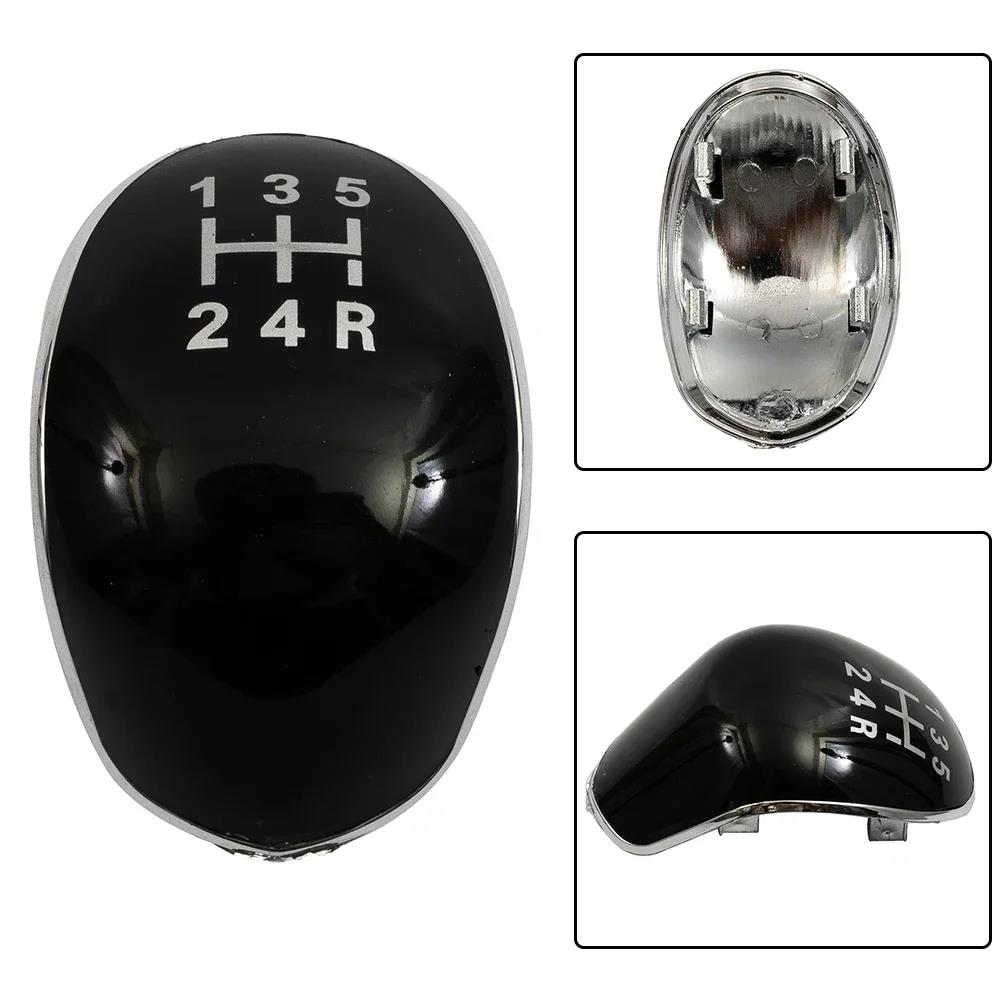 New Gear Knob Cap Gear Knob Cover 5 Gears ABS Plastic Black Cap for Ford 2007 - 2013 for Ford Fiesta 2008-2016Good product