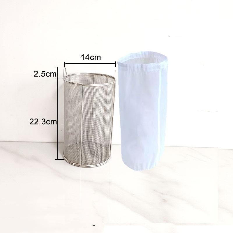 Round Mesh Basket 1mm Hole Rice Wine Beer Bier Filter Voor Zelfgemaakte Brew Koffie Coffee Droog Hopper Brew Fine Mesh Coland