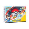 Pokemon Arena Battle Set Spinning Top Ball Game Pikachu Charmander Mew Action Figure Box for Kids