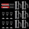 Glass Liquor Decanter & Shot Glass Set