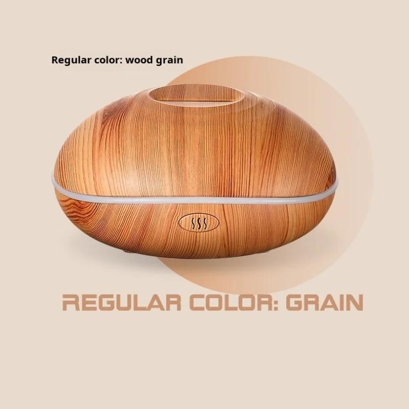 7 colores Fire Flame Wood grain aromatherapy machine humidifier  Diffuser Air Ultrasonic Mist Maker Fogger