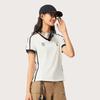 Li Ning Sports Lifestyle Series High Street American Vintage Casual Comfortable Versatile Summer Short Sleeve T-Shirt Women T-Shirt AHSV986-1