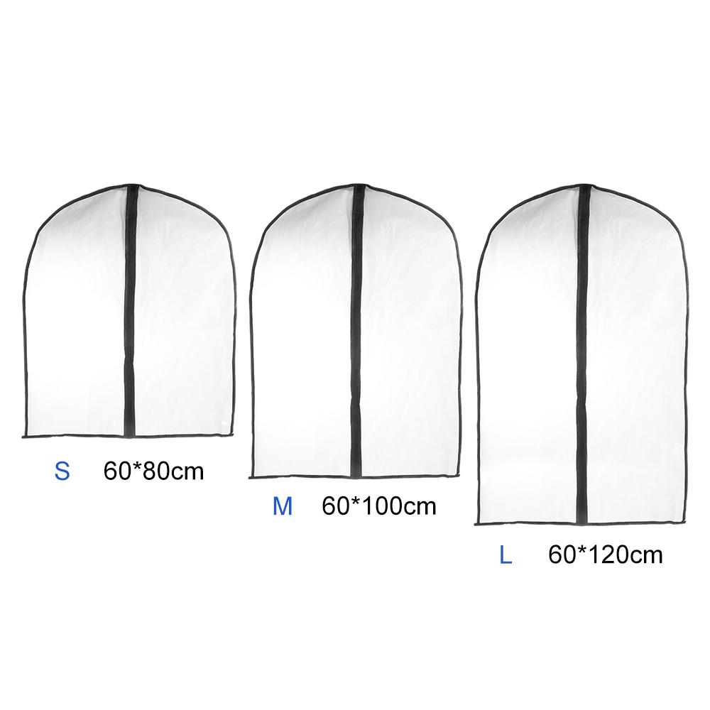 Hanging Clothes Dust Cover with Zipper Garment Dust Case Durable   Household