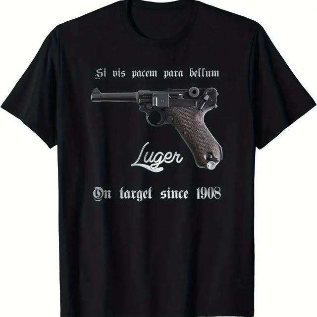 Camiseta Luger Pistol Si Vis Pacem For Bellum XXL