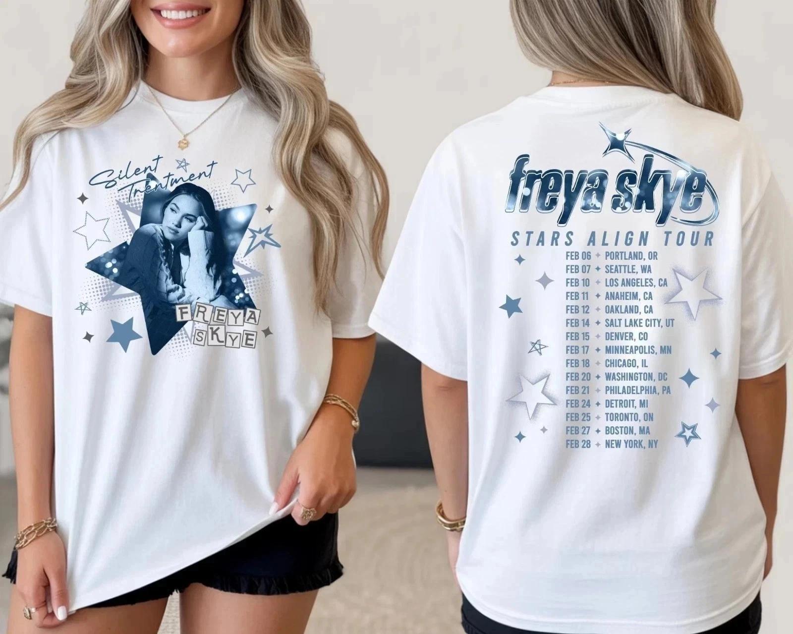 

Freya Skye Silent Treatment Stars Align Tour 2026 T-Shirt XL