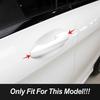 Exterior Door Handle Cover Sticker For Mercedes Benz A B C E GLC Class W177 W247 W205 W213 X253 LHD Carbon Color Car Accessories