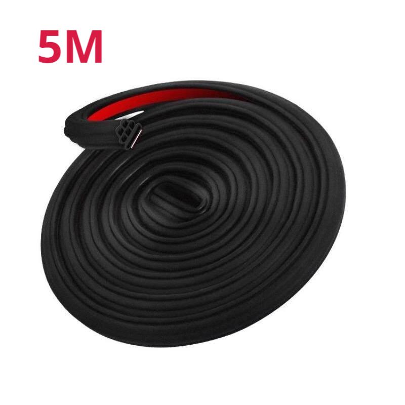 SEAMETAL Car Door Seal Strip 5/12/16m Rubber Sealant Noise Insulation Anti-Dust Soundproofing Auto Hood Trunk Sealing Strips Accessories
