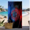 Toalla de Playa Estampada del Bayern Secado Rápido Suave Portátil Grande Rectangular Manta de Playa para Viajes Piscina