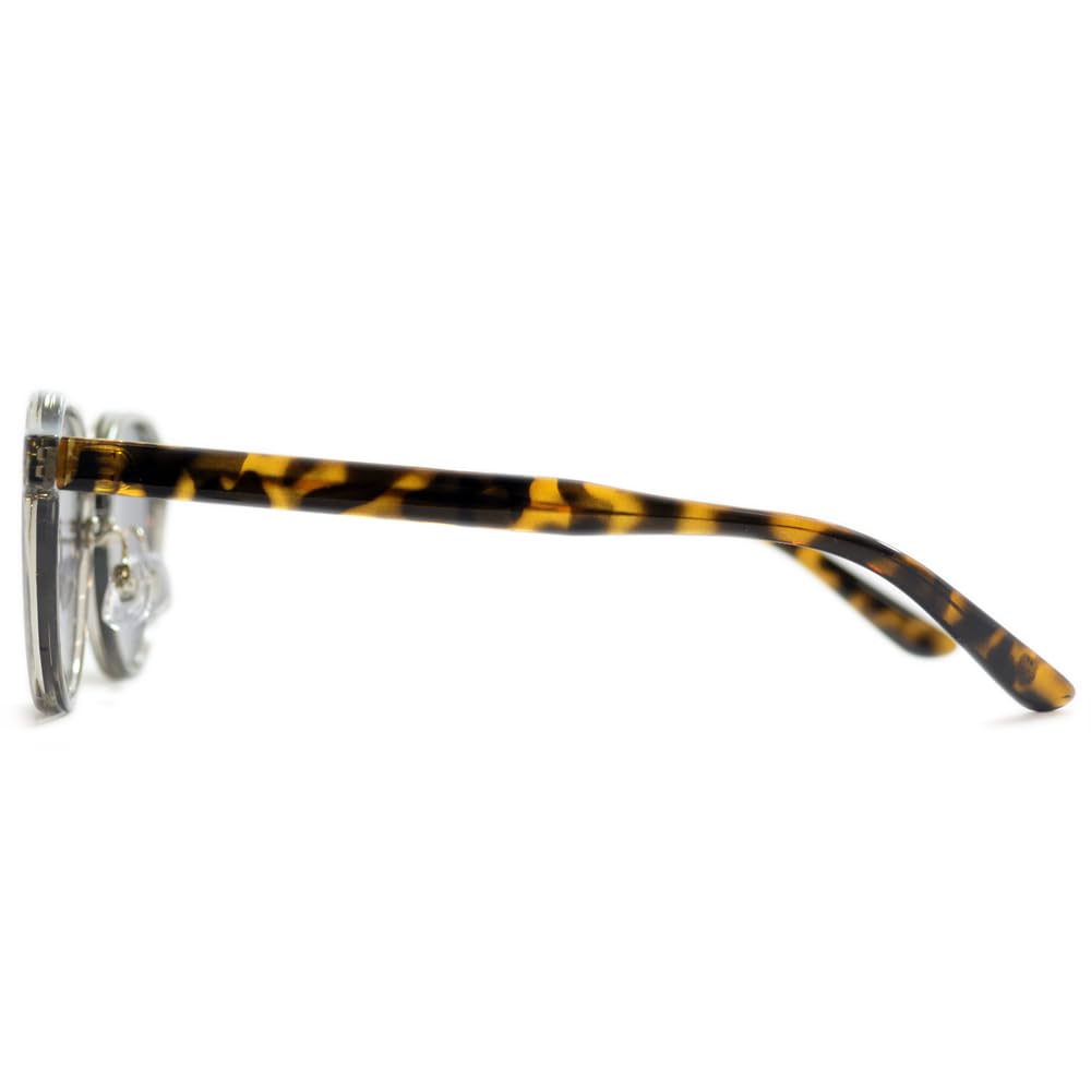[MERRY PLEASURE] Merry Pleasure Sunglasses, Fashion Glasses, Crown Panto, Polygonal Frame, Boston, Round, Light Colored Lenses, Men's & Women's