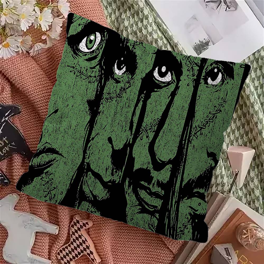 Band T-Type O N-Negative Pillow Gift Home Office Decoration Bedroom Sofa Car Cushion Cover case 45x45