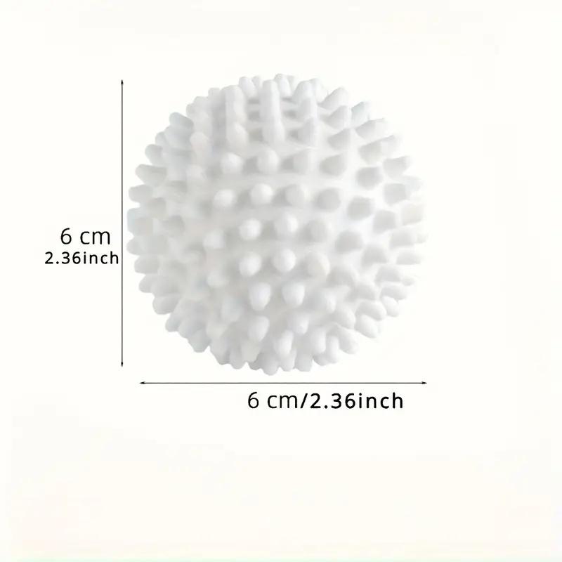4/8/12 Peças Bolas Reutilizáveis para Lavanderia Limpeza Suave Remove Sujeira Cabelo Amacia Roupas Previne Emaranhamento Durável PVC Cores Misturadas