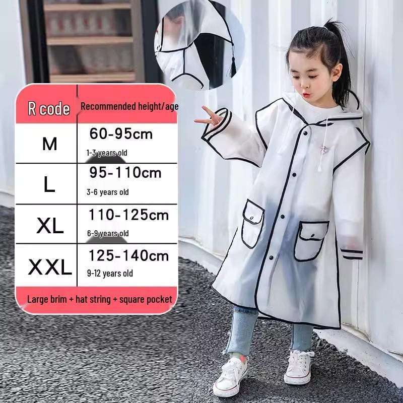 Poncho Antipioggia Cartoni Animati per Bambini: Tuta Impermeabile Nuovi Stili per Bambini e Bambine dell'Asilo e della Scuola Primaria