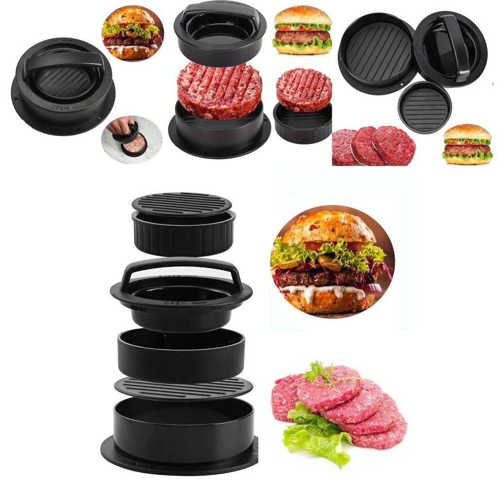 Innovatives Home Round Burger Press Set für kreative Fleischpatties und Reiskuchen