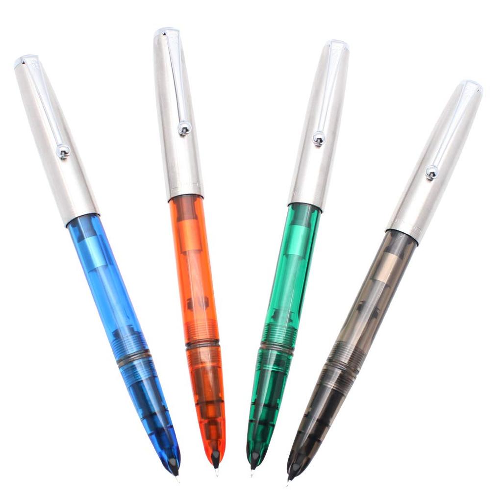 Gullor Fountain Fine with Ink 4 Multicolor Ultra-Lightweight Pen, Nib, Converter, Pens,
