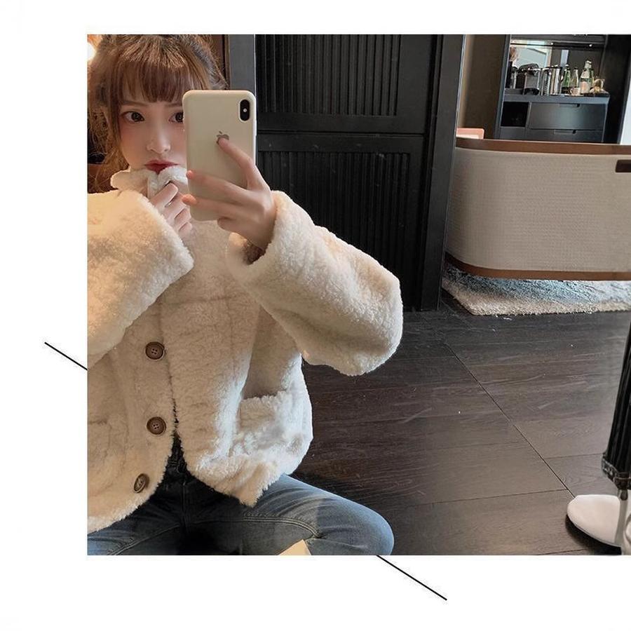 Fleece Hoodie Jacket Women Autumn Winter New Style Loose Short Korean Style Versatile Student Cardigan Top Trendy