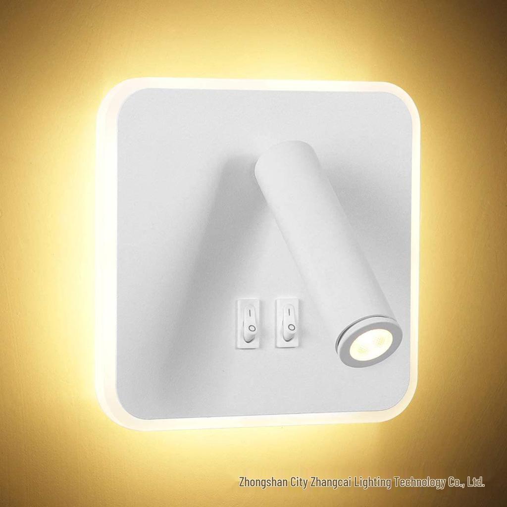 Modern Nordic LED Rotatable Wall Light for Bedroom, Living Room & Hotel