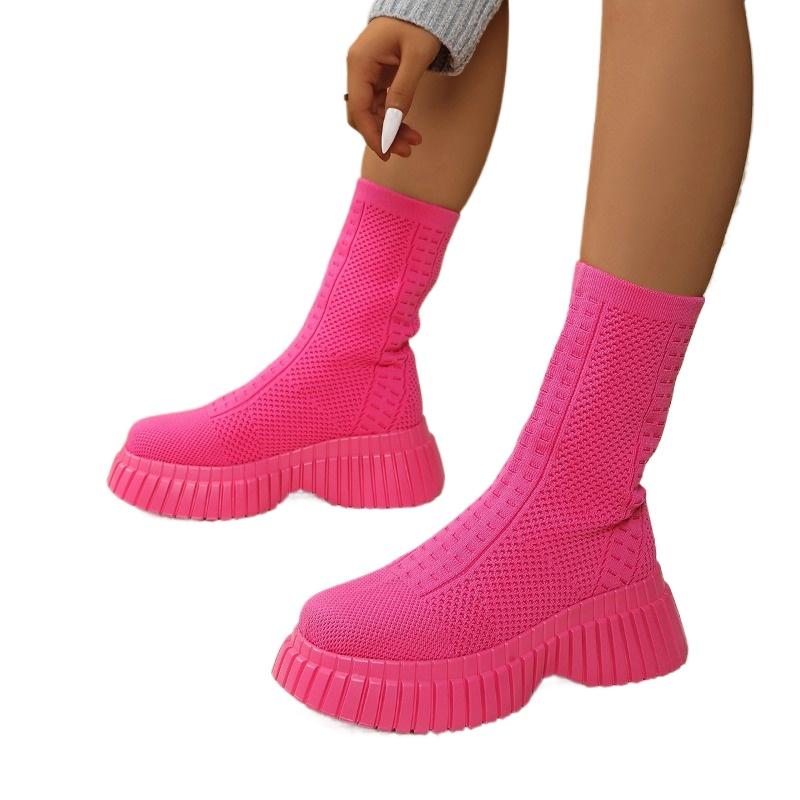 

Женская обувь на шнуровке, женские ботинки до середины икры, классические, современные ботинки, женские, с пряжкой, круглым носком, молнией, на среднем каблуке, туфли без застежек для женщин 40