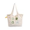 Lazy Tote Commuter New Art and Art Hundred Shoulder Embroidery Large Capacity Portable Canvas Bag