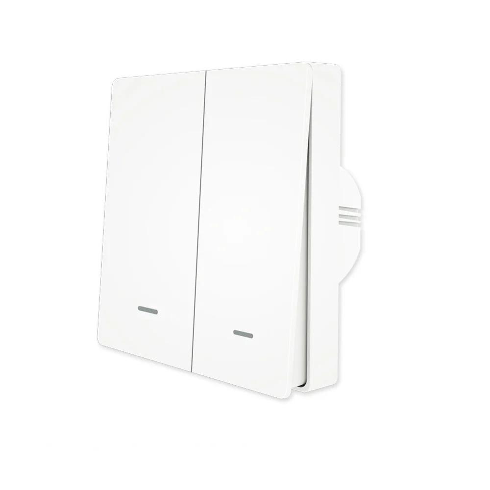 Melery ZigBee Smart Light Switch Push Button Wall Interruptor Inteligente Tuya SmartLife App 2 Way Remote By Alexa Google Home