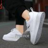 Kids' White Leather Sports Shoes - 2024 Spring/Autumn Casual Soft Sole for Boys & Girls